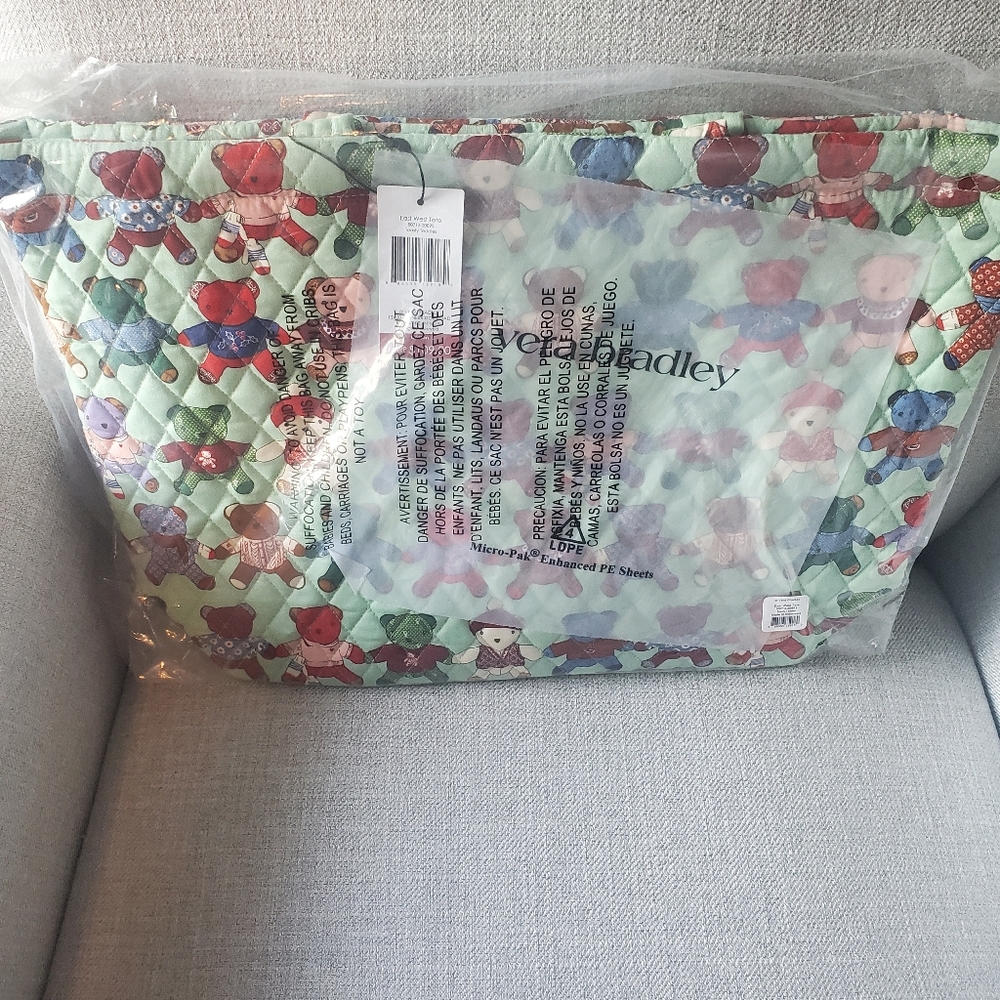 Vera Bradley Toasty Teddies Tote - Picture 4 of 4